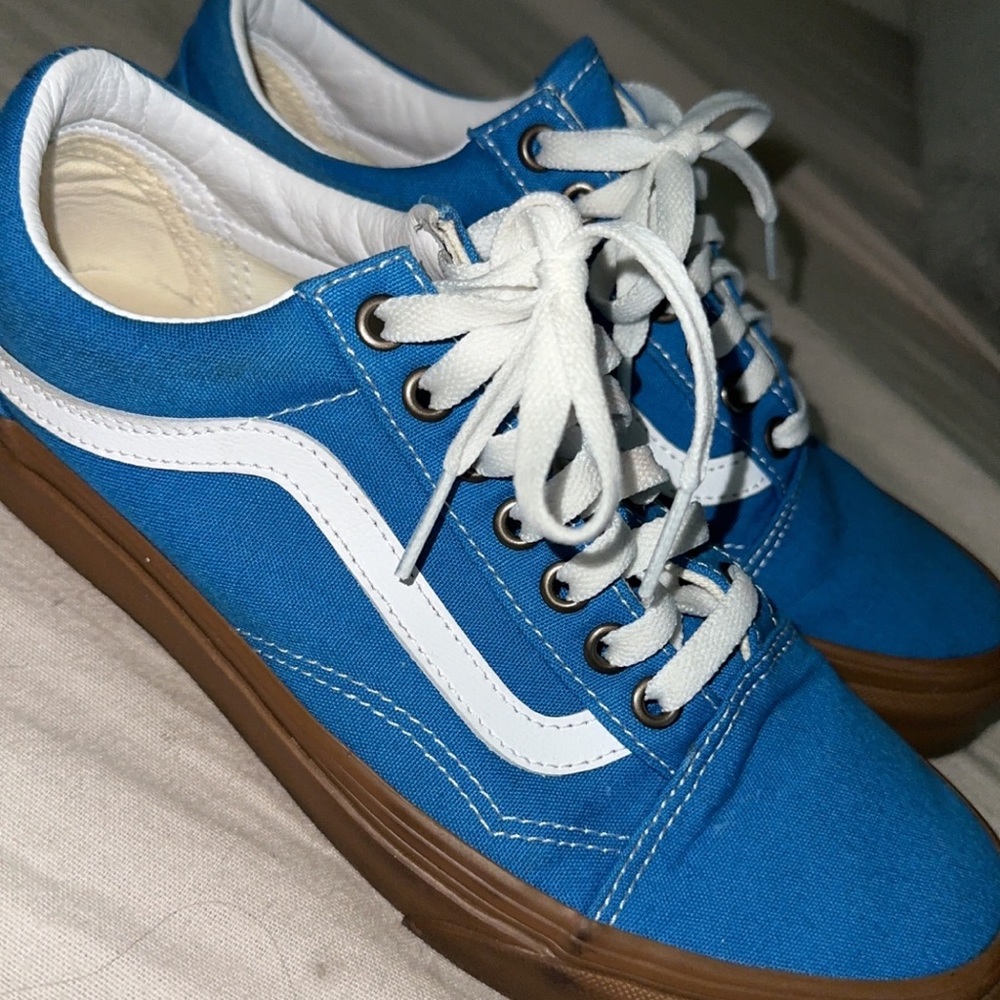 old skool blue vans
